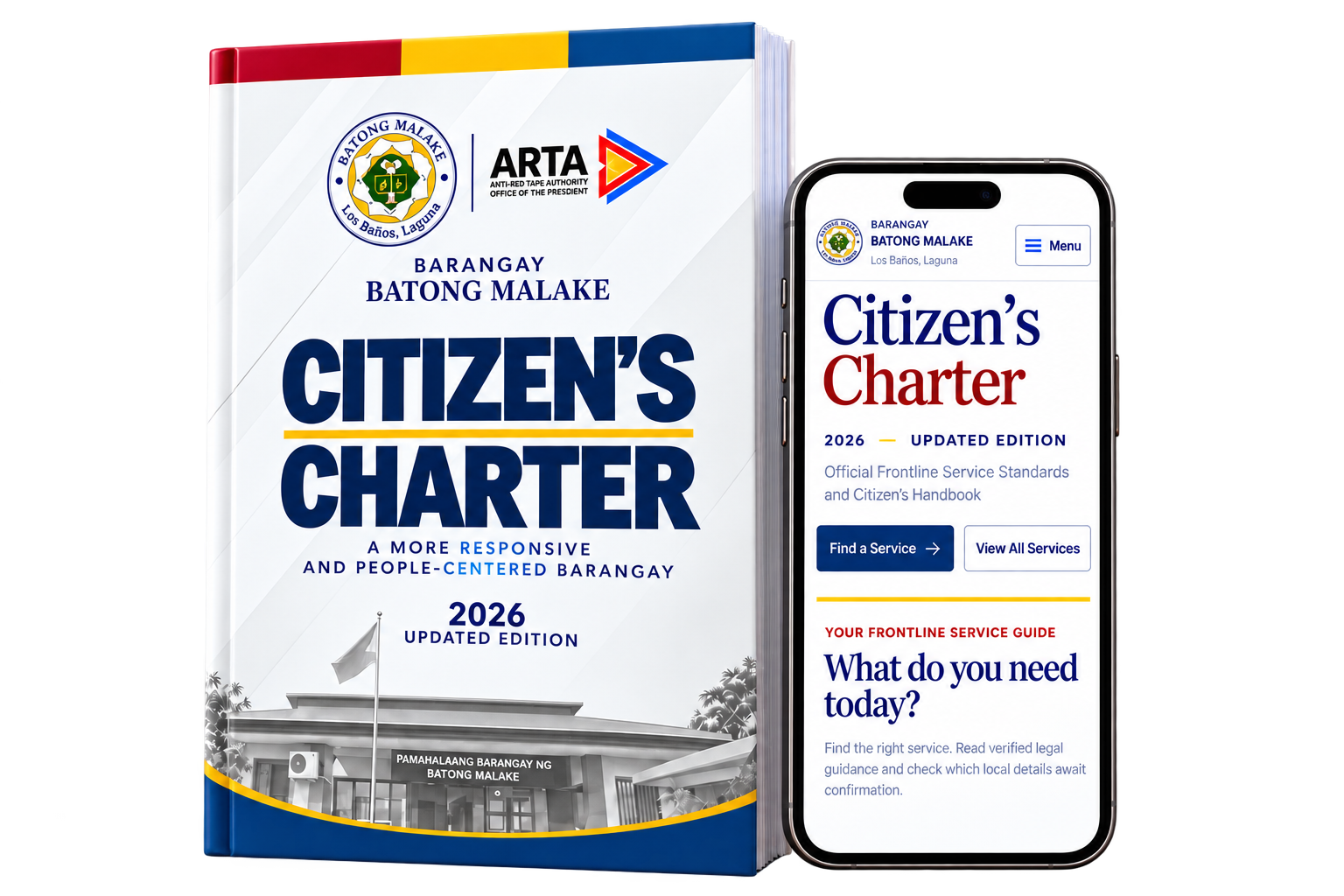 Citizen's Charter handbook and mobile portal